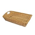 Maize Rope/Rattan Rectangle Tray - 4x4"