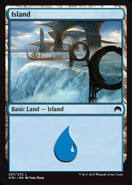 Magic: the Gathering - Island (257/272) - Origins - Foil