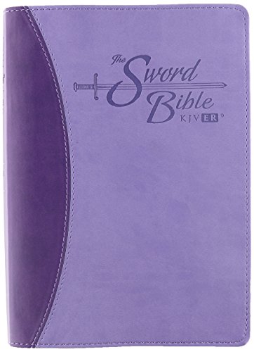 KJVER Sword Bible Word Of God Personal Size-Purple/Purple DuoTone Indexed (Ord #770380)