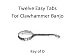 Twelve Easy Tabs for Clawhammer Banjo - Key of D