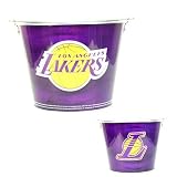 Los Angeles Lakers Metal Beer Bucket (Holds 8 Bottles and Ice)