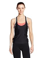 Naffta Top Fitness (Negro / Coral)
