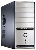 Compucase Full ATX Case only USB/Audio Black& Silver Front Panel