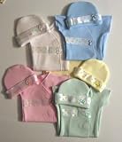 Baby Footprints Gown Set (Four preemie and newborn sizes)