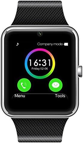 Smart Watch Phone,Upgrade MUJAY Smartwatch With SIM Card Camera GPS Schedule Time Management Bluetooth Sync Watchphone For Android Samsung IOS Sony Apple iPhone Huawei Smartphones (Silver)