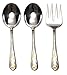 Italian Collection 'Florence' 75-Piece Premium Surgical Stainless Steel Silverware Flatware Set 18/10, Service for 12, 24K Gold-Plated Hostess Serving Set in a Wooden Case