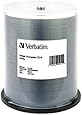 Verbatim 700 MB 52x 80 Minute White Inkjet Printable Recordable Disc CD-R, 100-Disc Spindle  95251