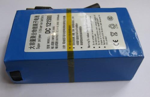 Egomall 15000mA DC 12V Super Rechargeable Lithium-ion Battery Pack Plug for Cameras CCTV DVR GPS Mini Speaker Digital Products And Toy.