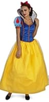 Moonie Adult Women's Cosplay Party Costume Fairy Tale Snow White Princess Dress