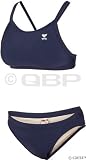 TYR Women's Diamondback Workout Bikini Navy LG