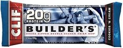 Clif Bar Builder's Bar, Cookies and Cream, 2.4-Ounce Bars, 12 Count