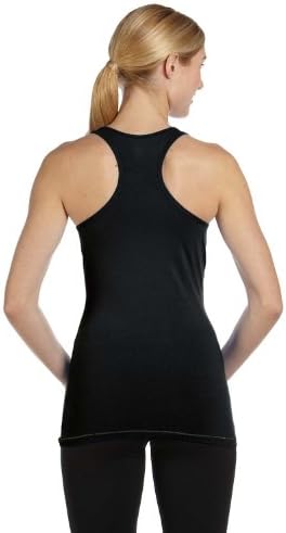 Alo Sport Ladies' Bamboo Racerback Tank - BLACK/SLATE - S