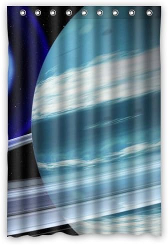 Planets Space Colorful Amazing Custom Waterproof Shower Curtain Bath Curtain 48x72 inches