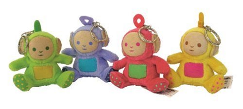 Tomy - Peluches et Doudous - Porte-Clés en peluche 'Eh Oh Teletubbies