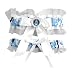 Jamie Lynn Wedding Digital Military Collection, Garter Set, Blue, Air Force