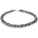Womens Bracelet Silver Jewellery & Amethyst Gemstone Jewelry 7.5 inches (brclt253)