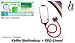 Sports : KaWe - Stethoskop - Colorscop Duo rot + EKG-Lineal professional