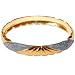 Gold and Rodium Plated Bracelets Costume Jewelry from India Unique Gift for Her 2.5 inches