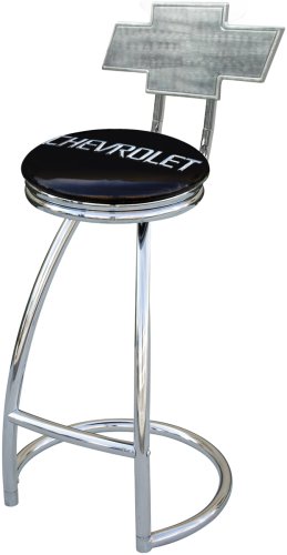 On The Edge Marketing 803006 Chevy Logo Billet Barseatz Bar Stool