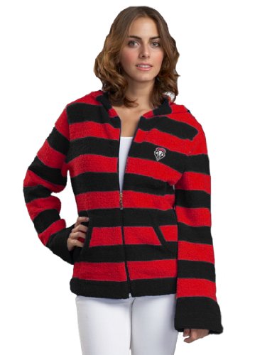 NCAA University of New Mexico Kashwere U Rugby Striped Hoodie