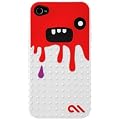 Case-Mate Monsta Case for iPhone 4/4S - White/Red