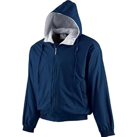 Augusta Sportswear Hooded Taffeta Jacket Fleece Lined 3280 by Augusta
