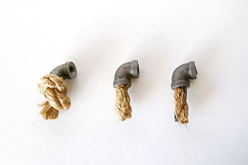 Rope Drawer Knobs - Right Angled Iron