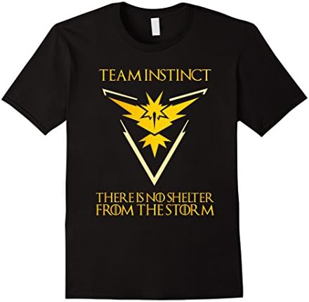 Men's Team Instinct - There is no shelter from the storm Large Black