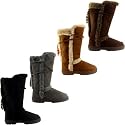 Womens Faux Fur Lined Thick Sole Winter Snow Boots