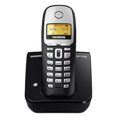 Siemens Gigaset A160, Schnurloses DECT-Telefon mit beleuchtetem Display und Telefonbuch