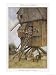 British Observation Post in a Windmill Architecture Giclee Poster Print by Francois F...