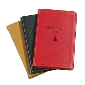 U.S. National Parks Guide & Journal, Genuine Leather, 5"