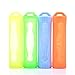 BCP Orange, Yellow, Green, Light Blue Color Silicone Protective Case for 18650 Battery