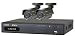 Q-See Smart Recording Security System with 2 Indoor/Outdoor Cameras and Internet Monitoring QT474-211 (Hard Drive Not Included)