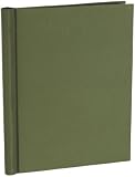Semikolon Letter Size Linen Side Clamp Document Binder, Irish Moss (215A08)
