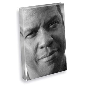 DENZEL WASHINGTON - Canvas Print (LARGE A3 - Signed by the Artist) #js002