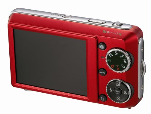 GE-E840s Slim Line 8MP Digital Camera with 4X Optical Zoom (Red)