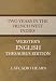 Two Years in the French West Indies - Webster's English Thesaurus Edition