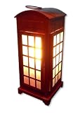 Best of British London Red Telephone Box Lamp, Table lamp