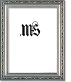 6x8 6 x 8 Frame for Picture or Photo, Silver, style #613