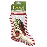 Be Good Rawhide Holiday Stocking Small Dog Treats