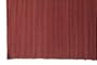 Dunroven House K400-SR 13 x 18.5 Inch Solid Ribbed Placemat in Red- Pack of 12