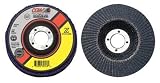 CGW ABRASIVES 31012 40-GRIT Z-STAINLESS FLAP DISC ABRASIVE 4-1/2 - ZIRCONIA/ALUMINUM
