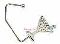 MARTINI GLASS PURSE HANGER BAG HOOK FOR TOWEL HAT SCARF BELT BY DESIGNSK