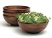 Lipper Dark Cherry Salad Serving Bowls - Set of 4