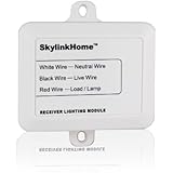 SkylinkHome MR-318 Remote Controllable Wireless Lighting Wire-In On/Off Module Light Receiver for Home Automation