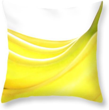 Banana I Yellow Fruit Print Throw Cushion Case Cover Yellow 1 26"x26"