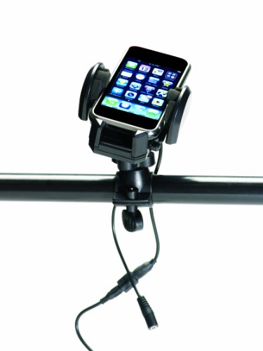 Echo Black Plug and Go Motorcycle Handlebar Cell Phone/Device Holder and Charger On Sale