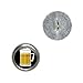 Beer Frosty Mug Metal Craft Sewing Novelty Buttons - Set of 4
