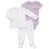 (カーターズ) carter's :: Multi-Dot 3-Piece Cardigan Set ロンパース カーディガン 3点セット :: 6 months :: 61-67 cm